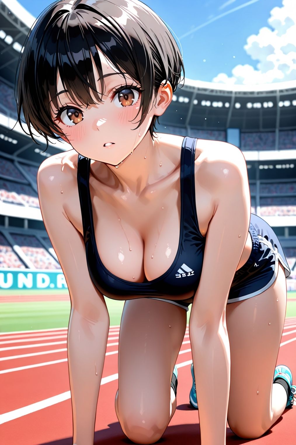 サンプル画像1:鬼コーチの肉体強化メニュー(欲望の花園) [d_599083]