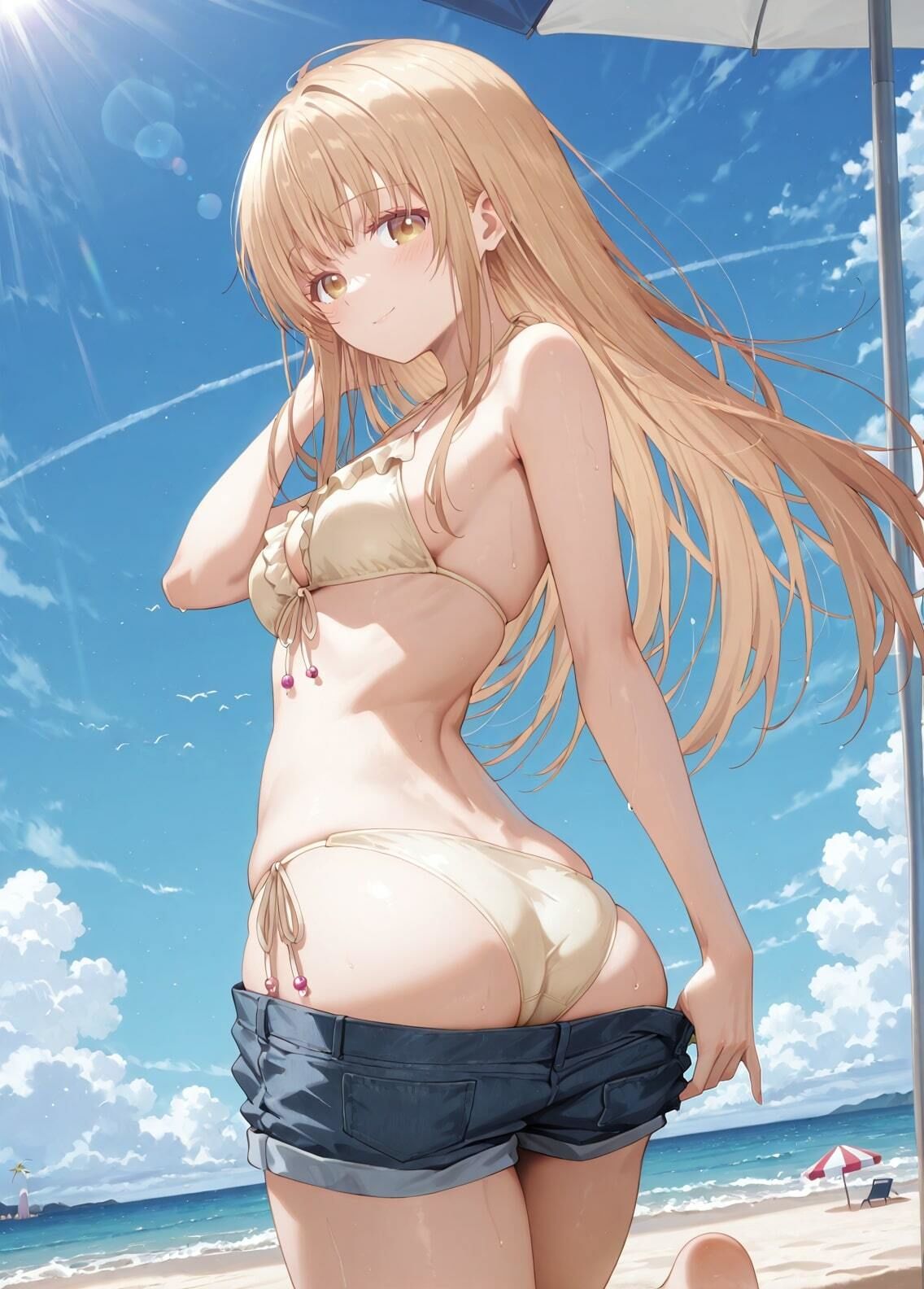 サンプル画像1:「お隣の天使様にいつの間にか駄目人間にされていた件」椎名真昼セクシー写真集13（全500枚）(人の海) [d_599145]