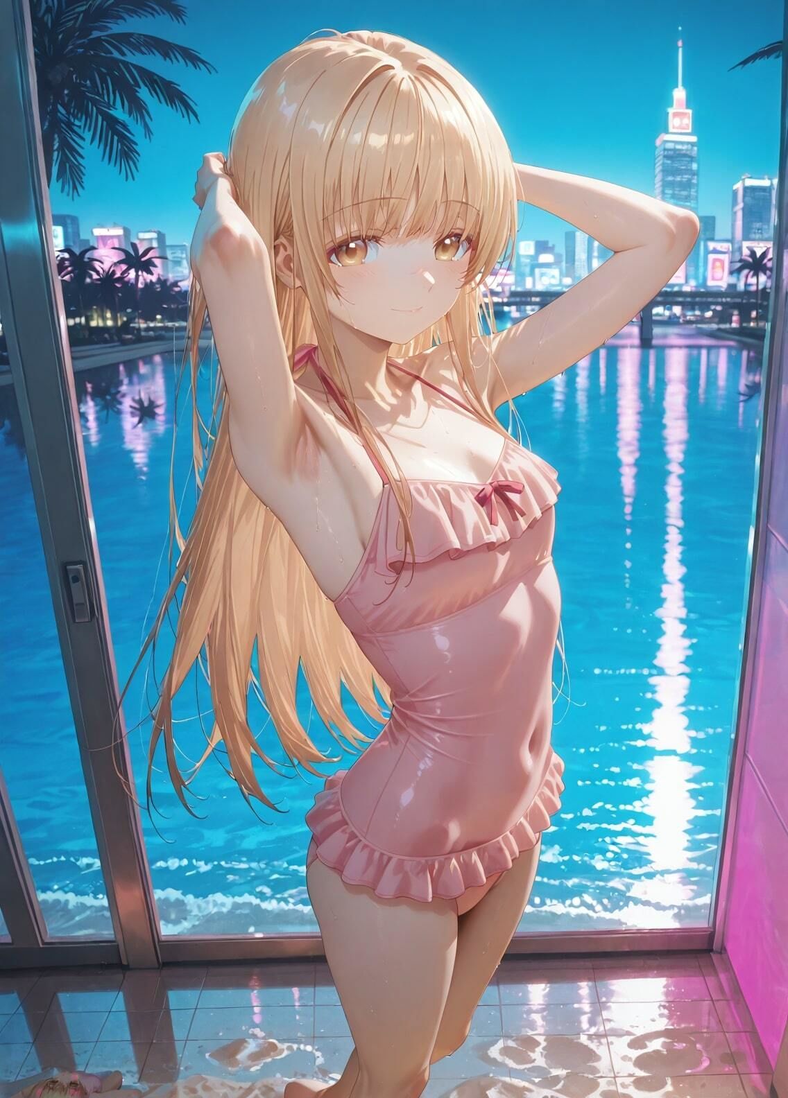 サンプル画像2:「お隣の天使様にいつの間にか駄目人間にされていた件」椎名真昼セクシー写真集13（全500枚）(人の海) [d_599145]