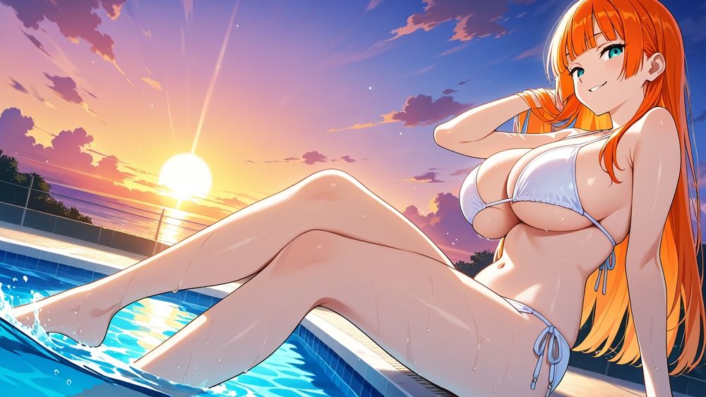 サンプル画像2:巨乳アイドルペアがプロデューサーと撮影現場で孕ませ交尾【4K】(御一堂) [d_599152]