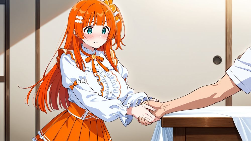 サンプル画像6:巨乳アイドルペアがプロデューサーと撮影現場で孕ませ交尾【4K】(御一堂) [d_599152]