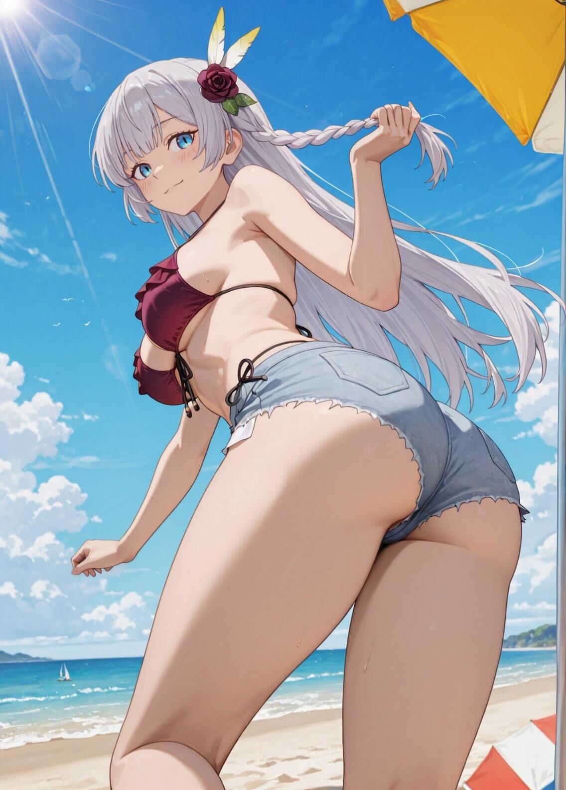 サンプル画像1:「片田舎のおっさん、剣聖になる」アリューシア・シトラス セクシー写真集5（全500枚）(人の海) [d_599154]