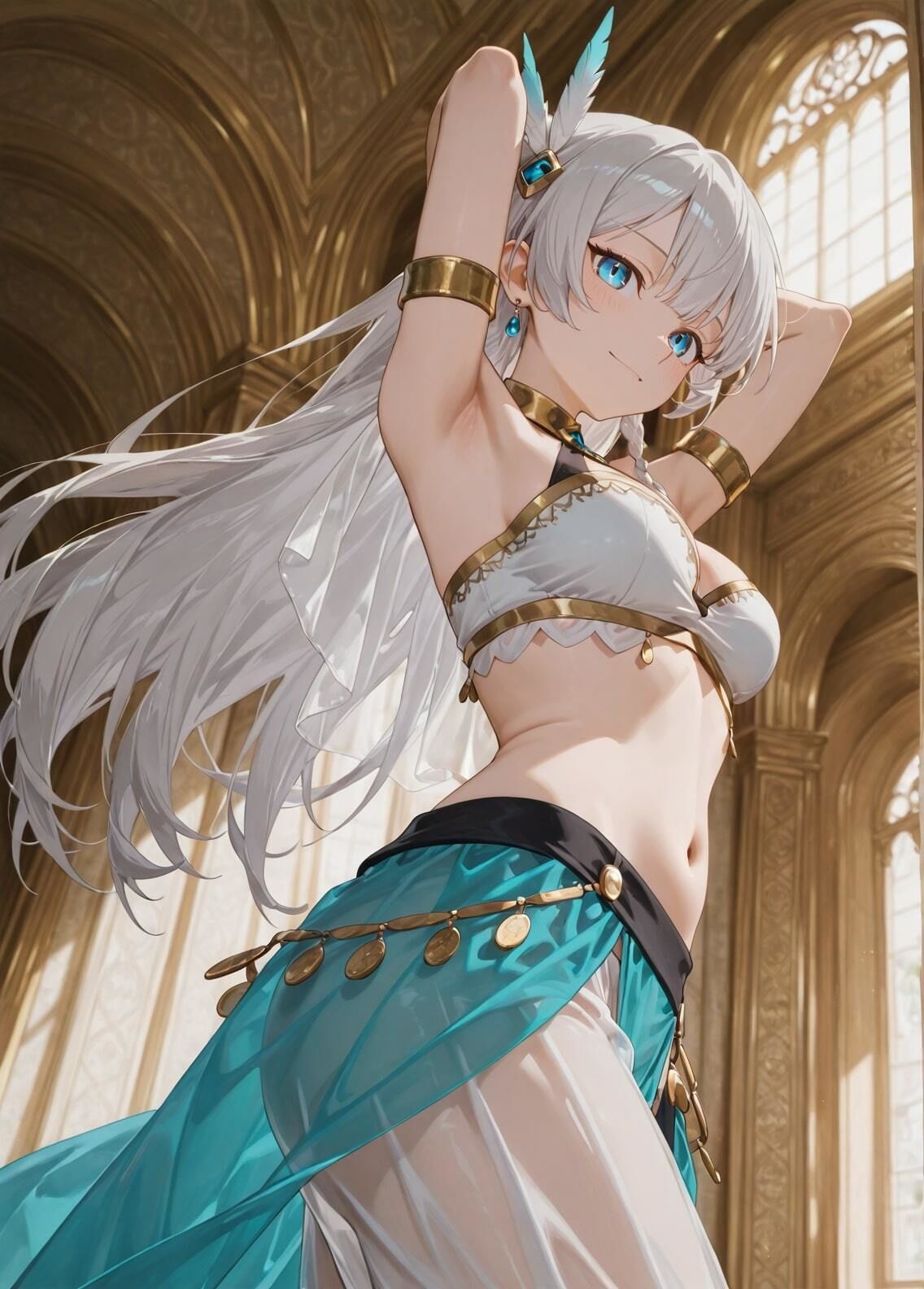 サンプル画像5:「片田舎のおっさん、剣聖になる」アリューシア・シトラス セクシー写真集5（全500枚）(人の海) [d_599154]