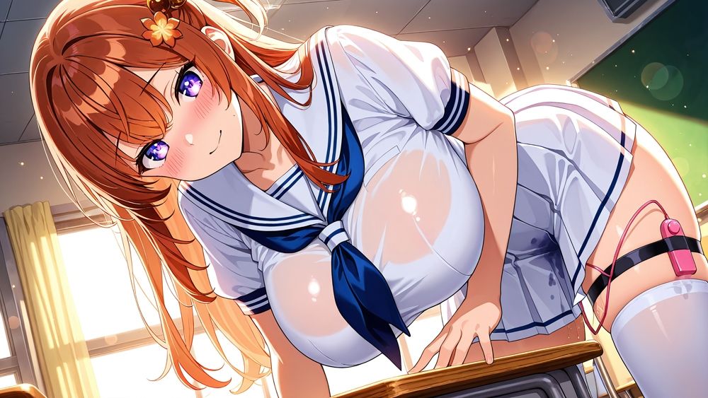 サンプル画像4:【FANZA専売】カラーツインズ Vol.3 爆乳学園アイドル羞恥孕ませ撮影【4K】(御一堂) [d_599207]