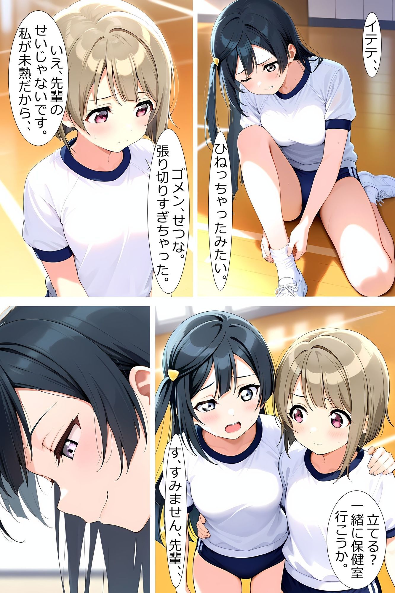 体育の授業を抜け出して好きなコ(♂)のリコーダーでオナニー(♀)してたら同級生(♂)が見ていた件 画像6