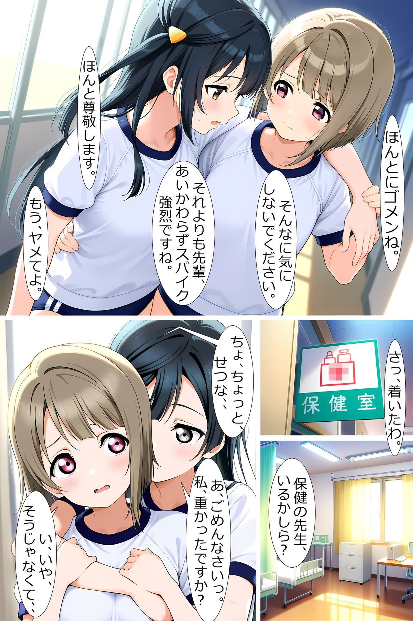 体育の授業を抜け出して好きなコ(♂)のリコーダーでオナニー(♀)してたら同級生(♂)が見ていた件 画像7