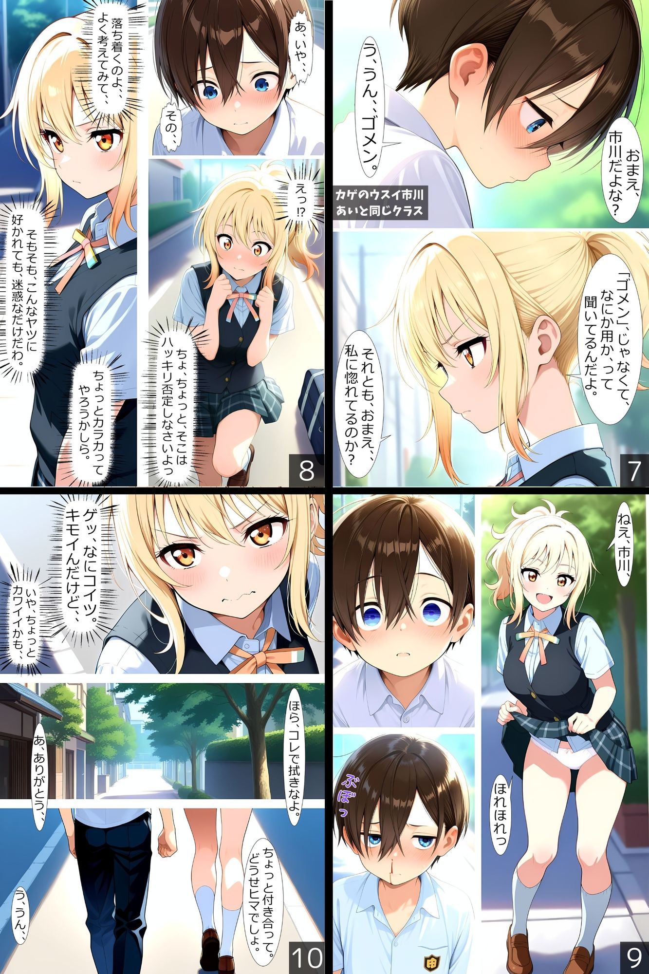 体育の授業を抜け出して好きなコ(♂)のリコーダーでオナニー(♀)してたら同級生(♂)が見ていた件 画像10