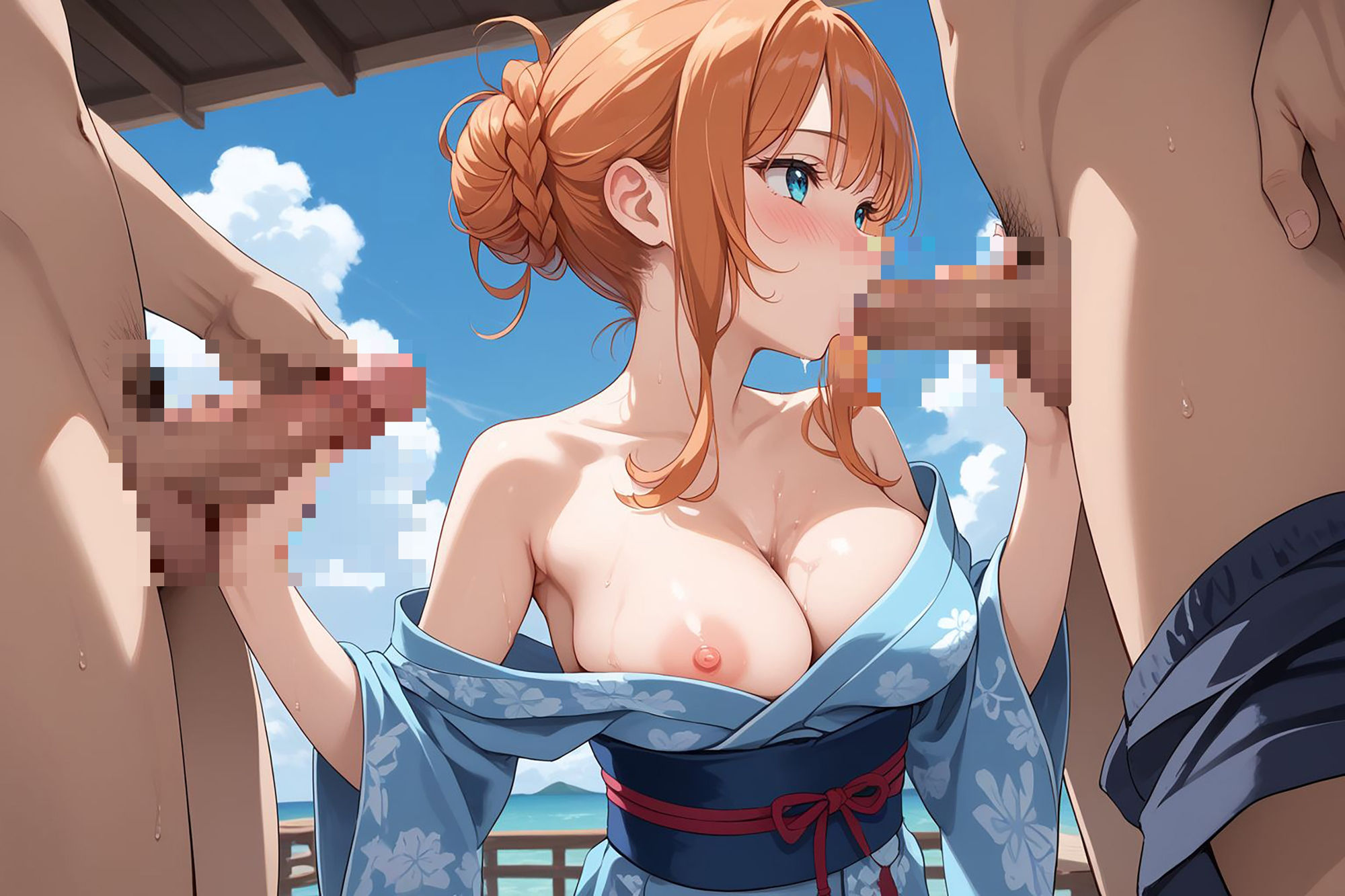 奉仕学園〜学園の可愛いギャルとヤリまくり生活!!〜花火大会編vol.1〜 【CG500枚】 画像8