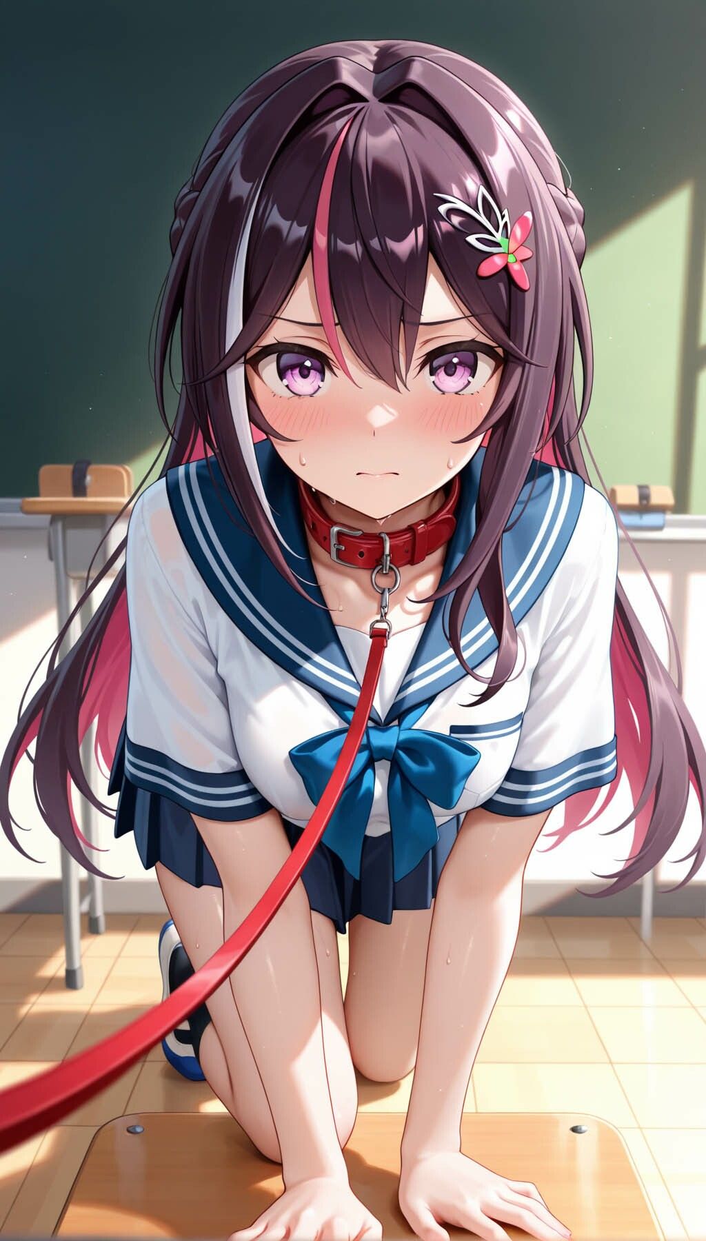 サンプル画像1:ホ〇ライブ学園のペットは生徒の性処理担当です〜AZ〇i編〜(妄想コレクション) [d_599310]