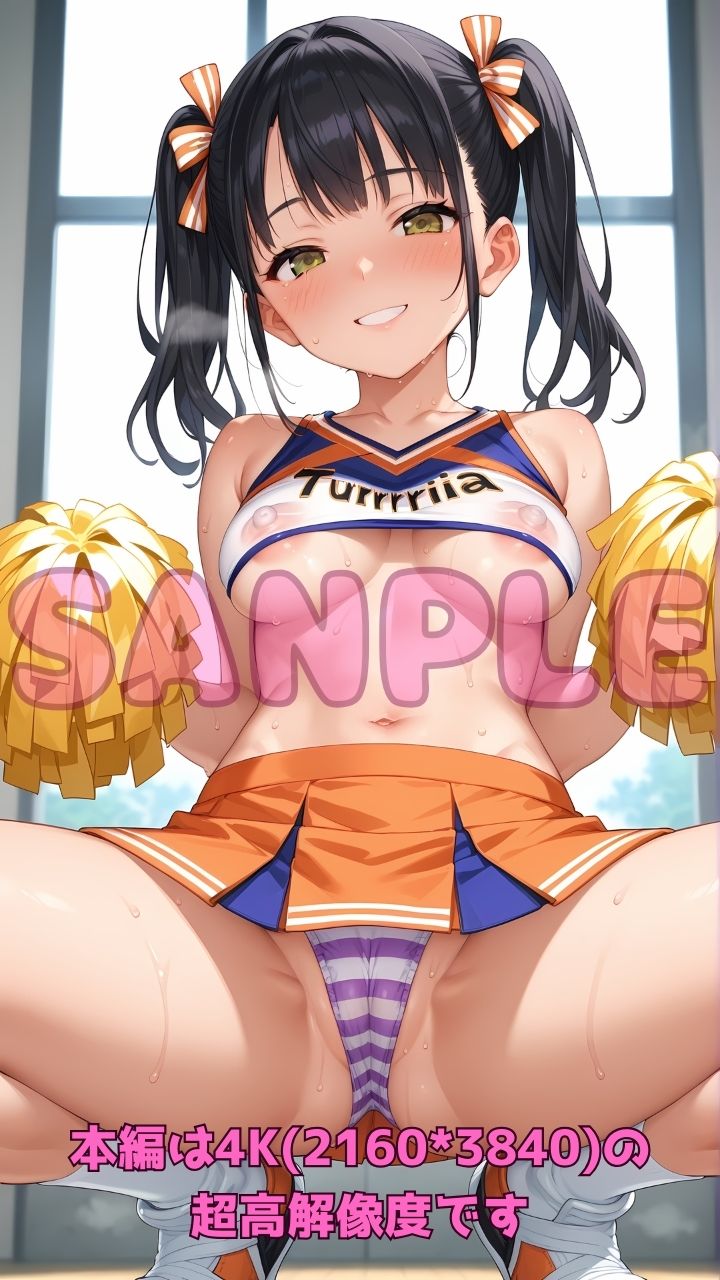 エッチなチアガールと部活終わりに汗だく応援セックス3! 画像2