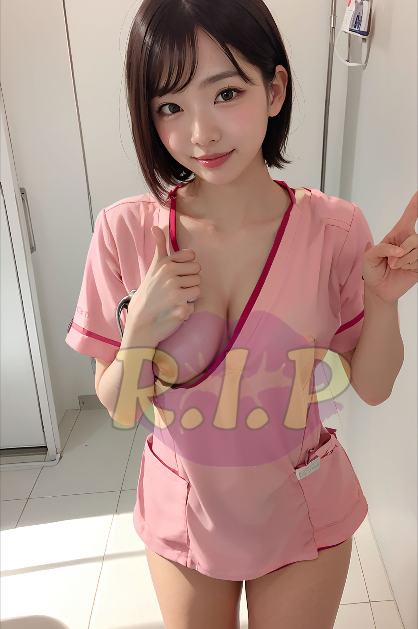 コスプレシリーズ 新米ナース風_1