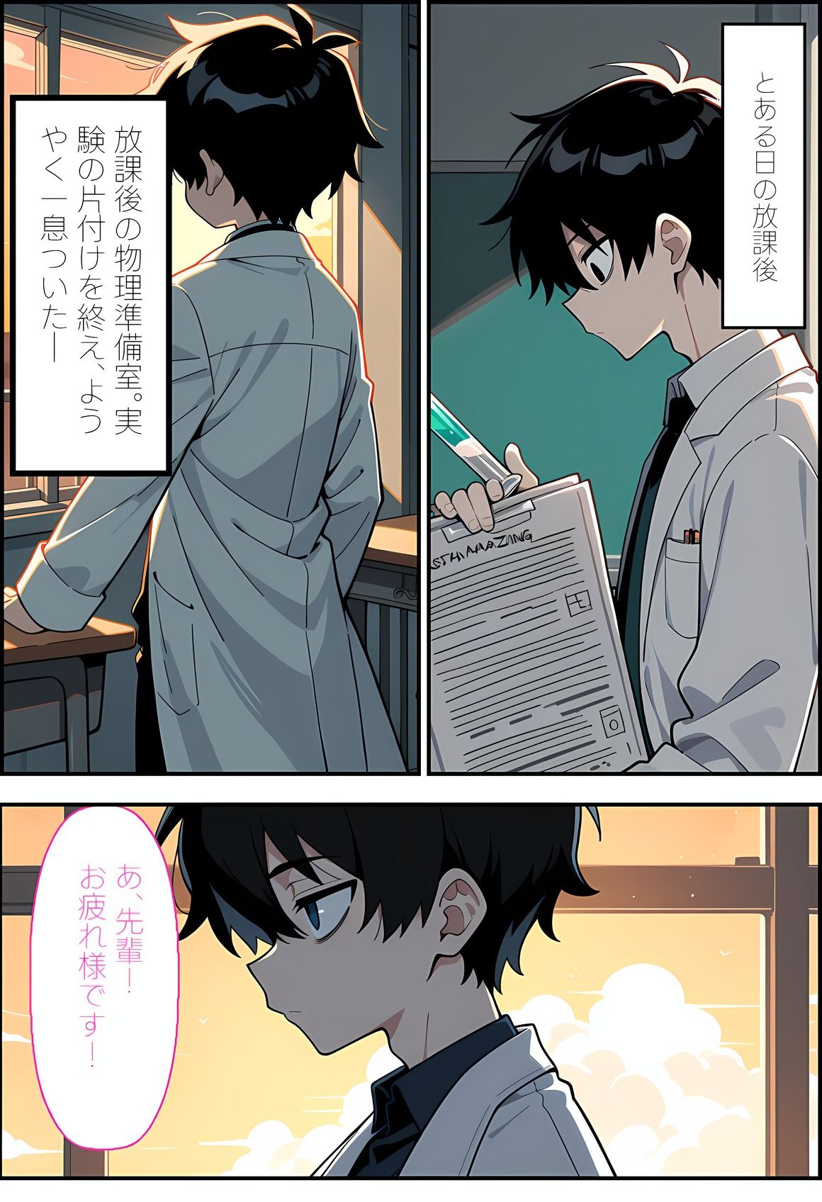 サンプル画像1:放課後の物理準備室(ゼイゼリヤドリア) [d_599398]