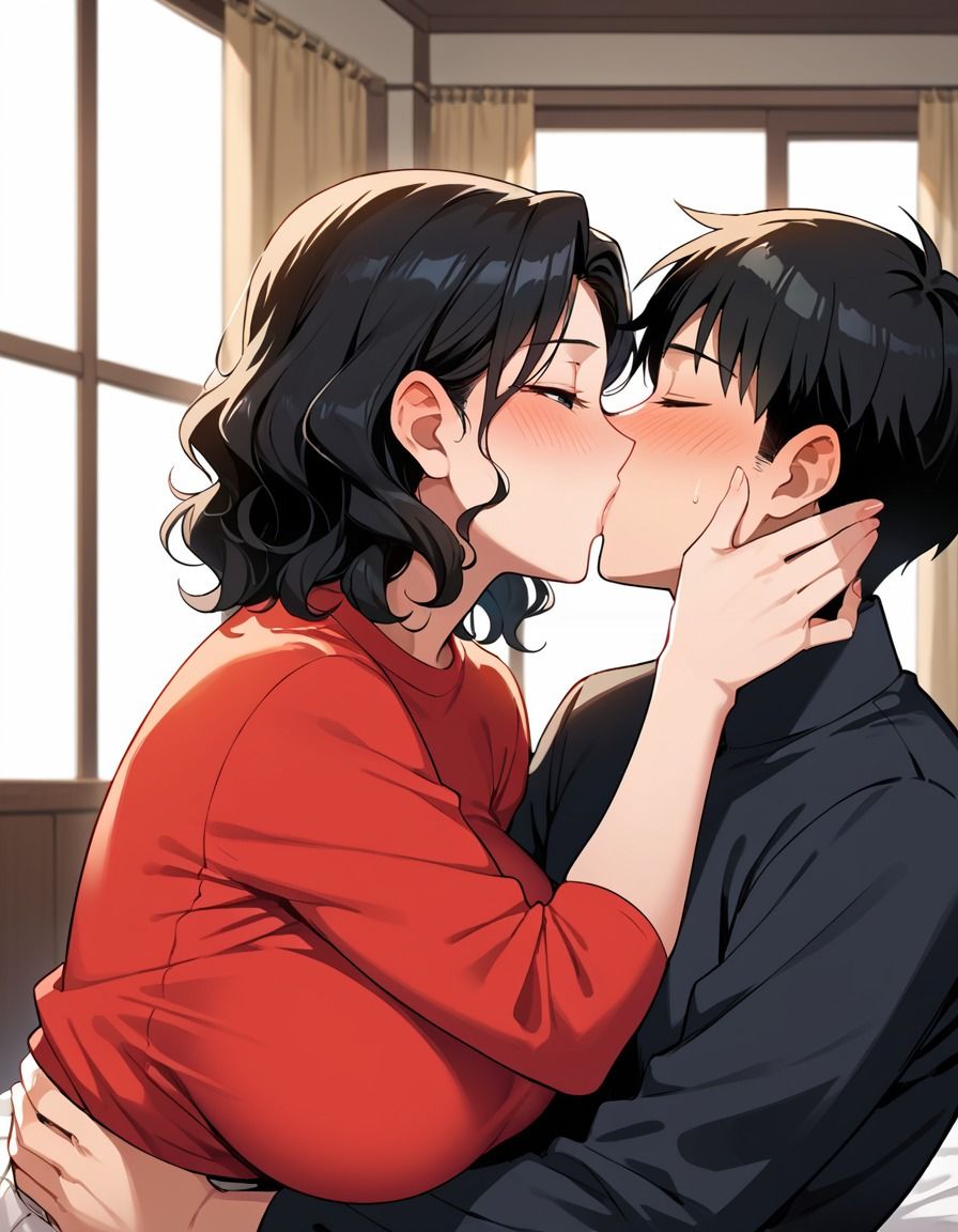 サンプル画像1:母親の筆おろし 初めての経験はお母さんて？した(マロンマロン) [d_599456]