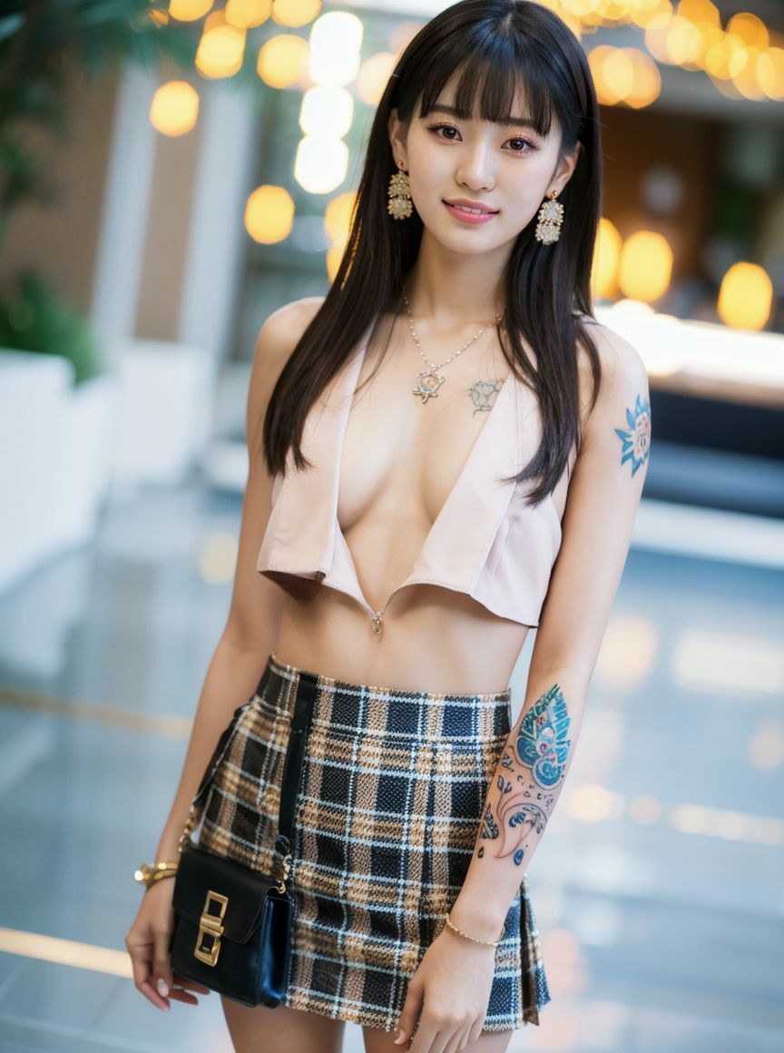 タトゥー美女の柔肌_6