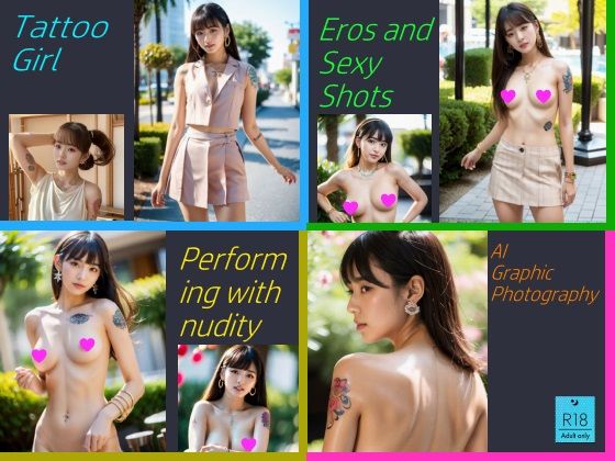 タトゥー美女の柔肌