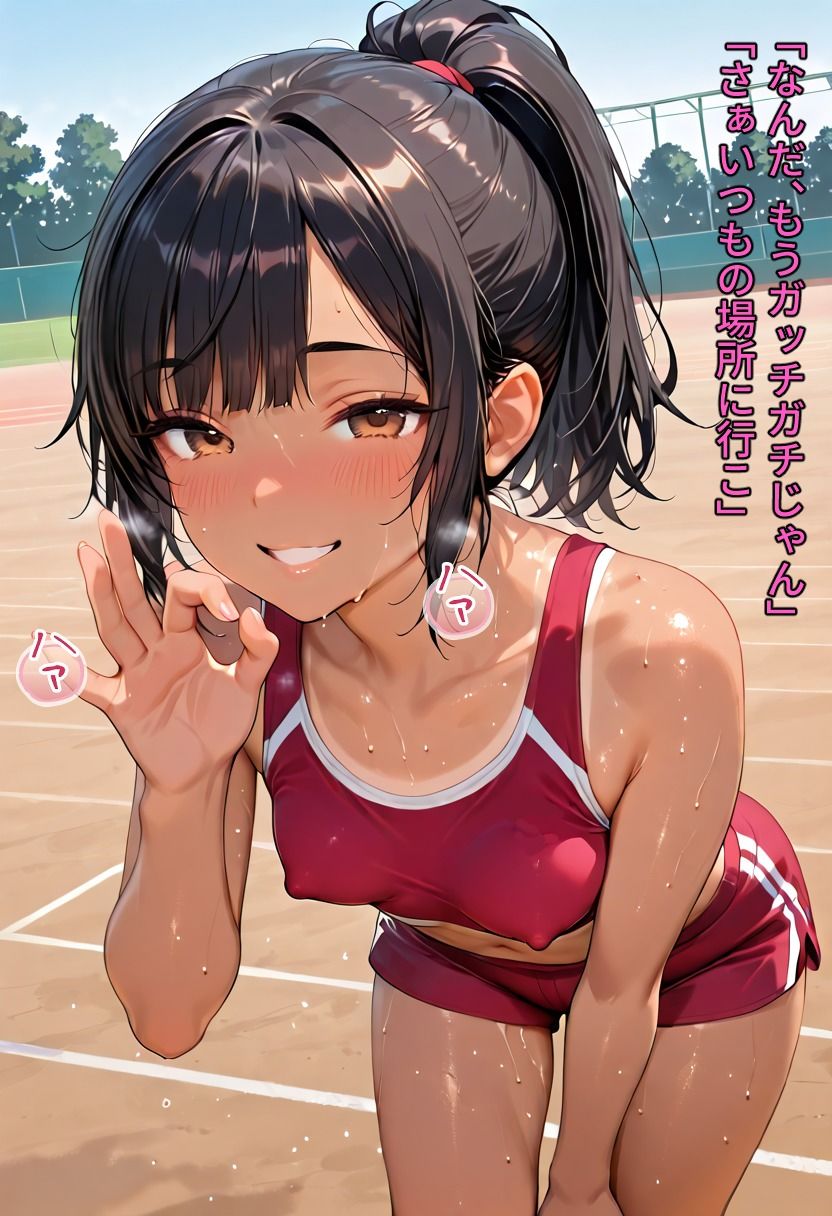 凜の日課 - 褐色彼女は口を白く染める - 画像1