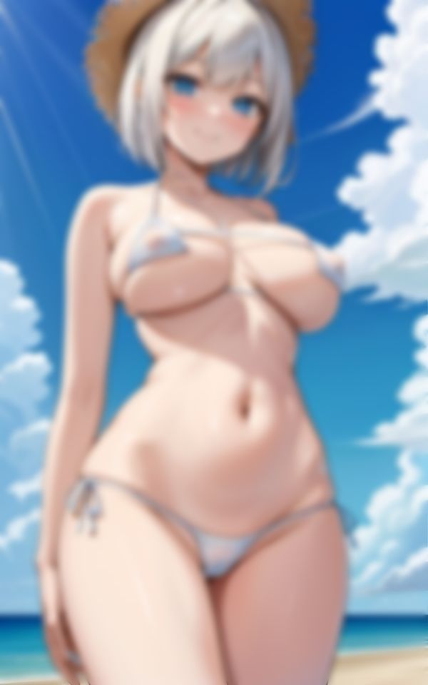 サンプル画像3:夏の海に現れた魅惑の巨乳天使たちの誘惑(kawaiiえいあい.com) [d_599504]