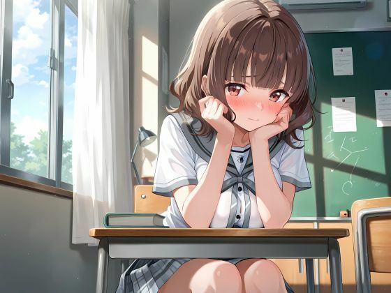 サンプル画像1:内気なドM童顔女子校生と校内露出羞恥プレイ  〜恥ずかしすぎて潮吹きまくる〜(ママコチャ) [d_599609]