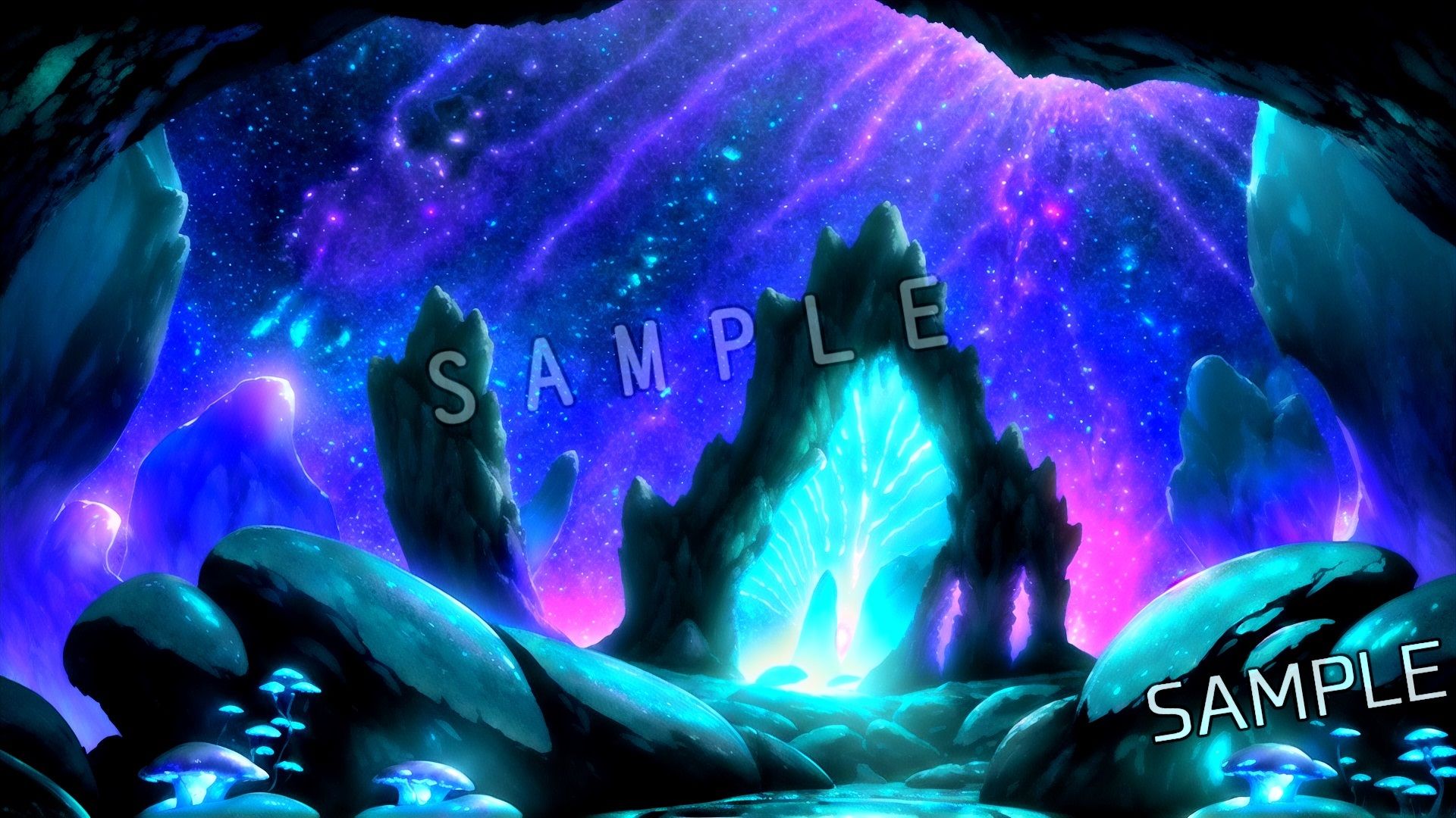 サンプル画像3:ファンタジー背景素材全12種(ソザイアトリエ) [d_599645]