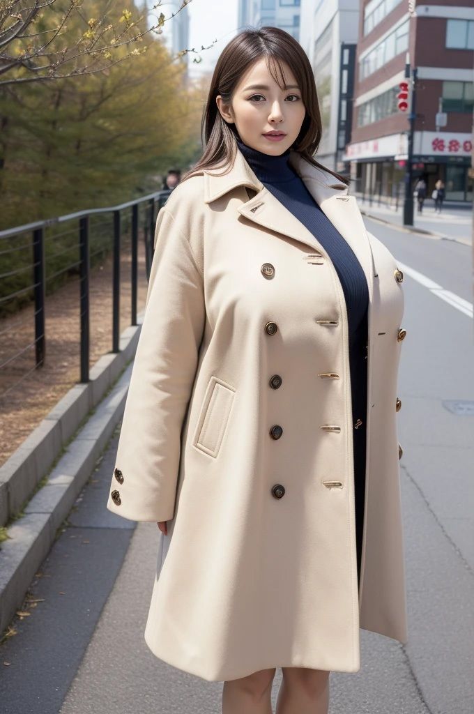 サンプル画像5:巨乳熟女とコート 002(amateur I) [d_599681]