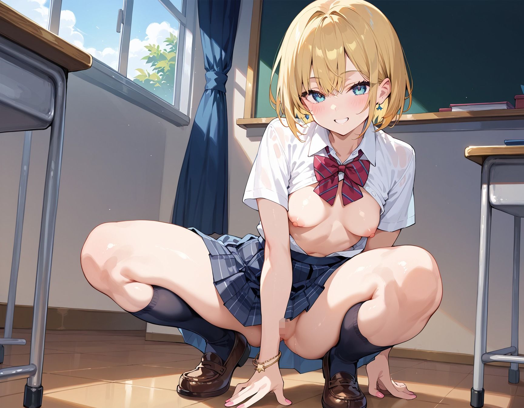 サンプル画像3:私立種付交尾学園〜ちっぱいギャル編〜(寿司モン) [d_599749]