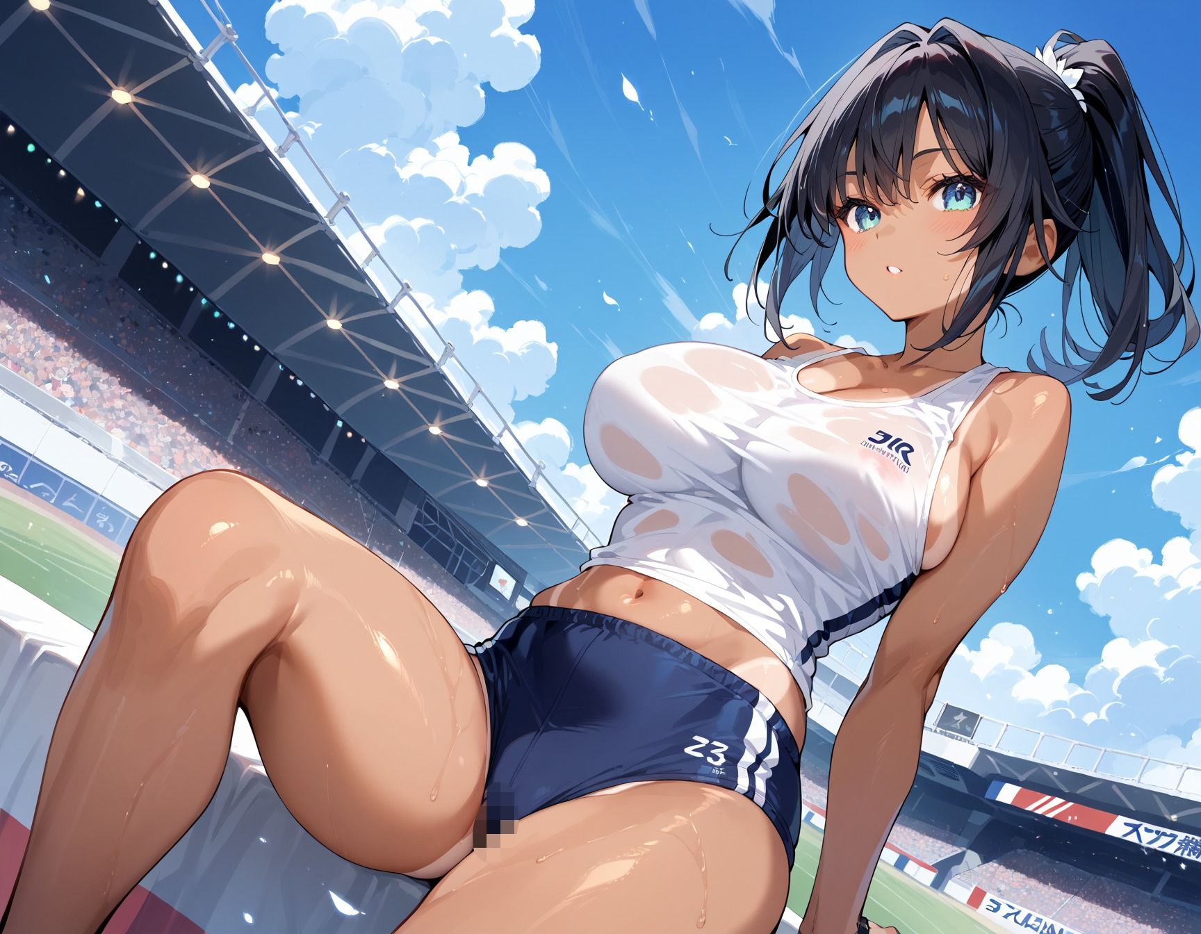 サンプル画像1:私立種付交尾学園〜陸上部のエース編〜(寿司モン) [d_599853]