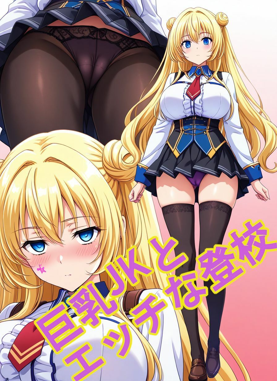 巨乳JKとエッチな登校 画像4