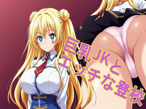 巨乳JKとエッチな登校【kurara natu】