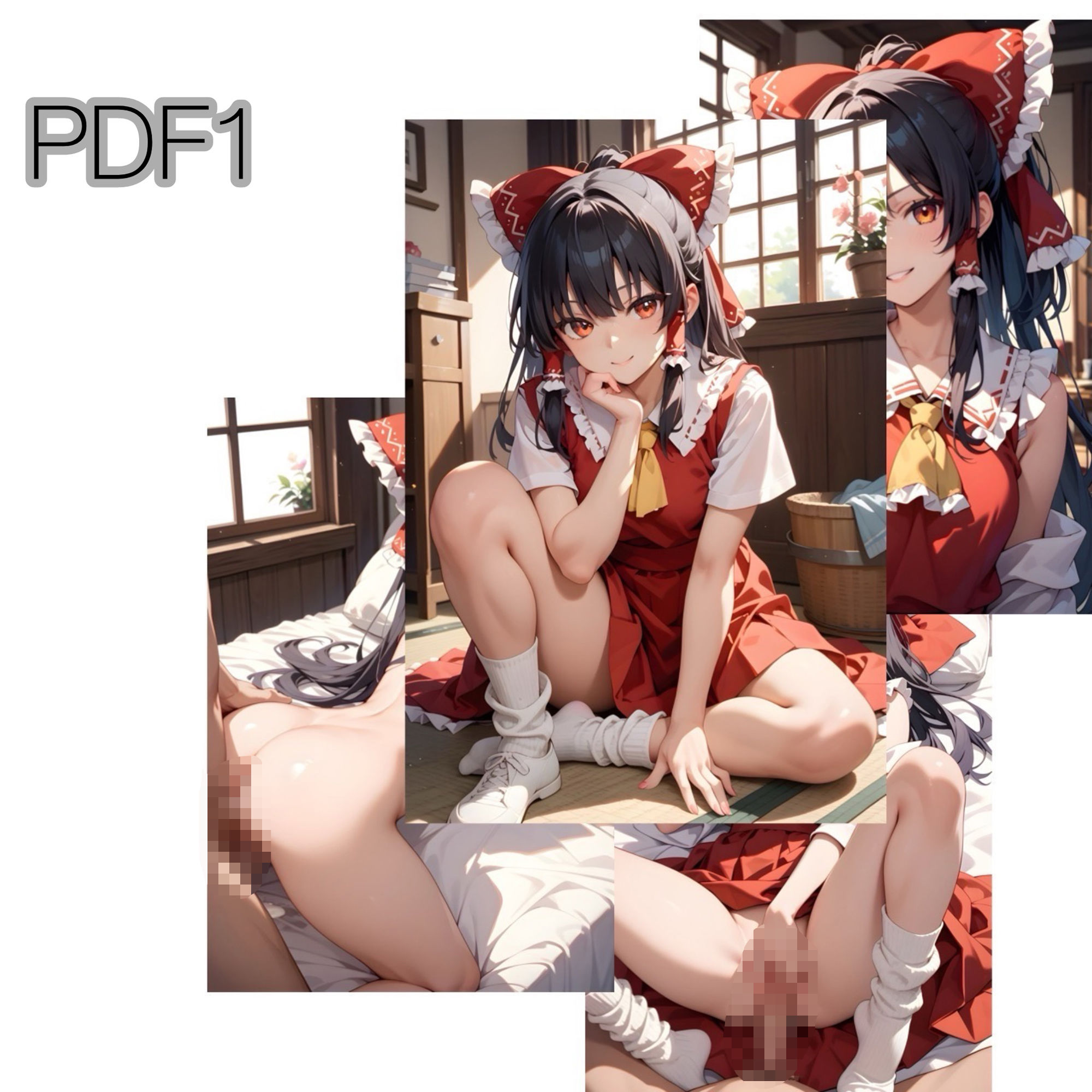 むっちむちな博麗霊夢と性交 画像3
