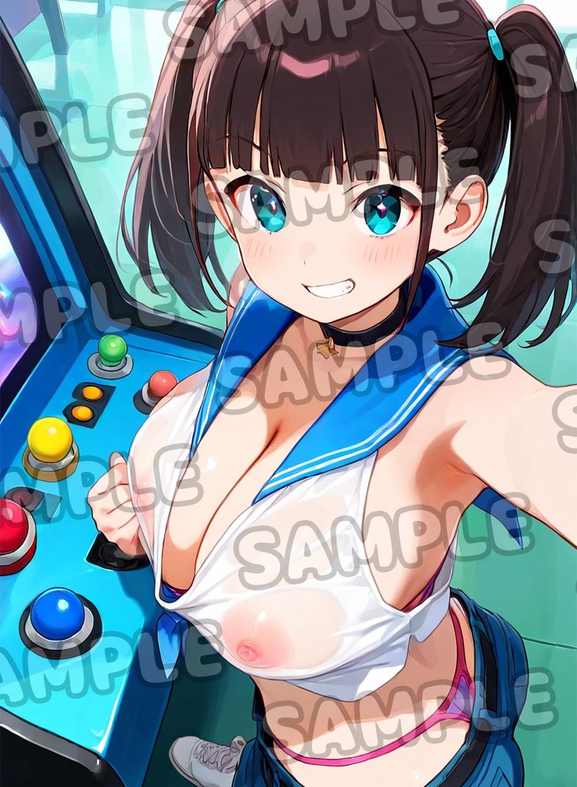 サンプル画像1:ゲームすきすき女子のいっしょにゲーセンバイト1(ドール堂) [d_599902]