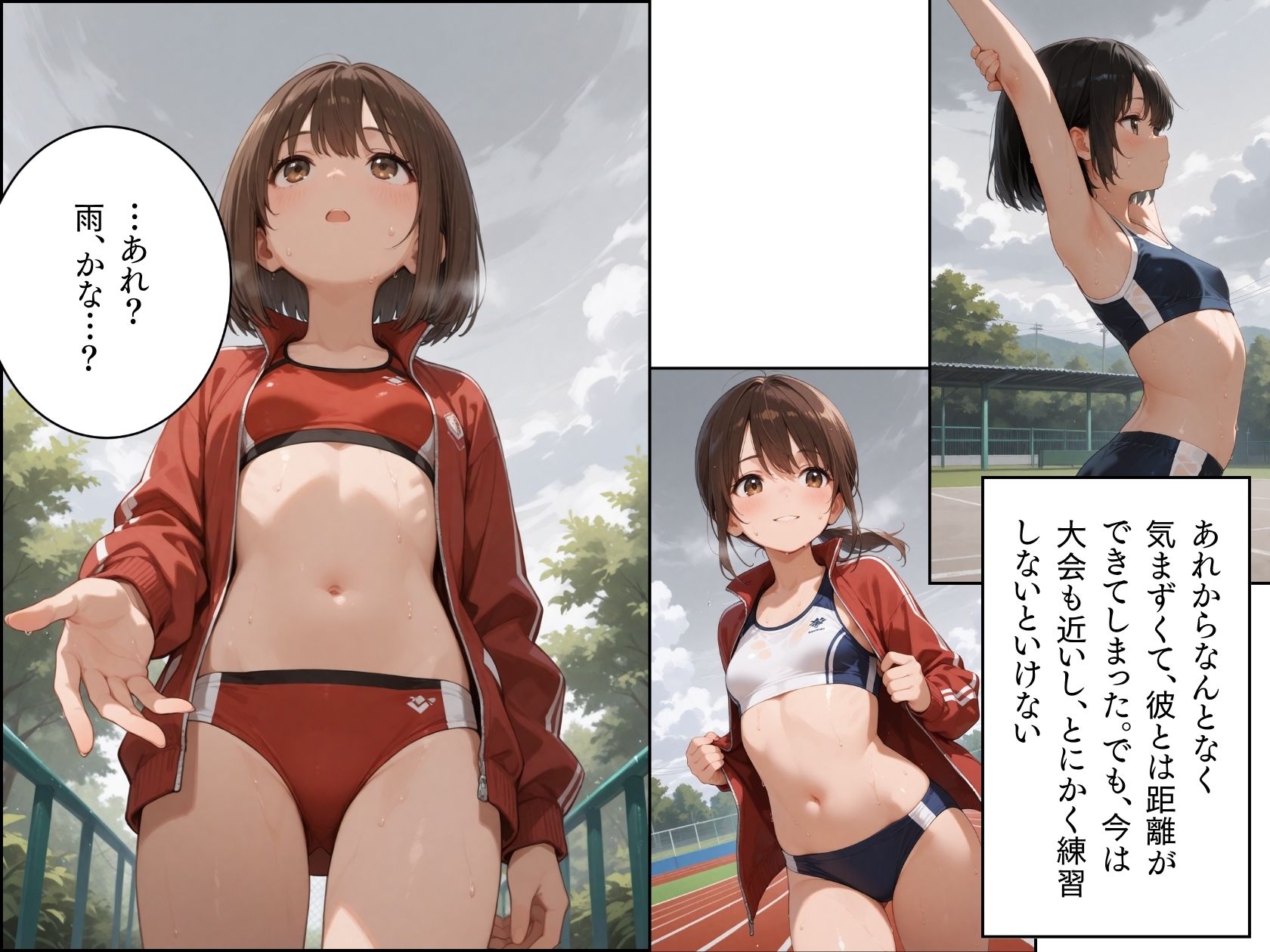 雨宿り。2部活帰りの幼なじみと、二人きりの教室で過ごした話。6