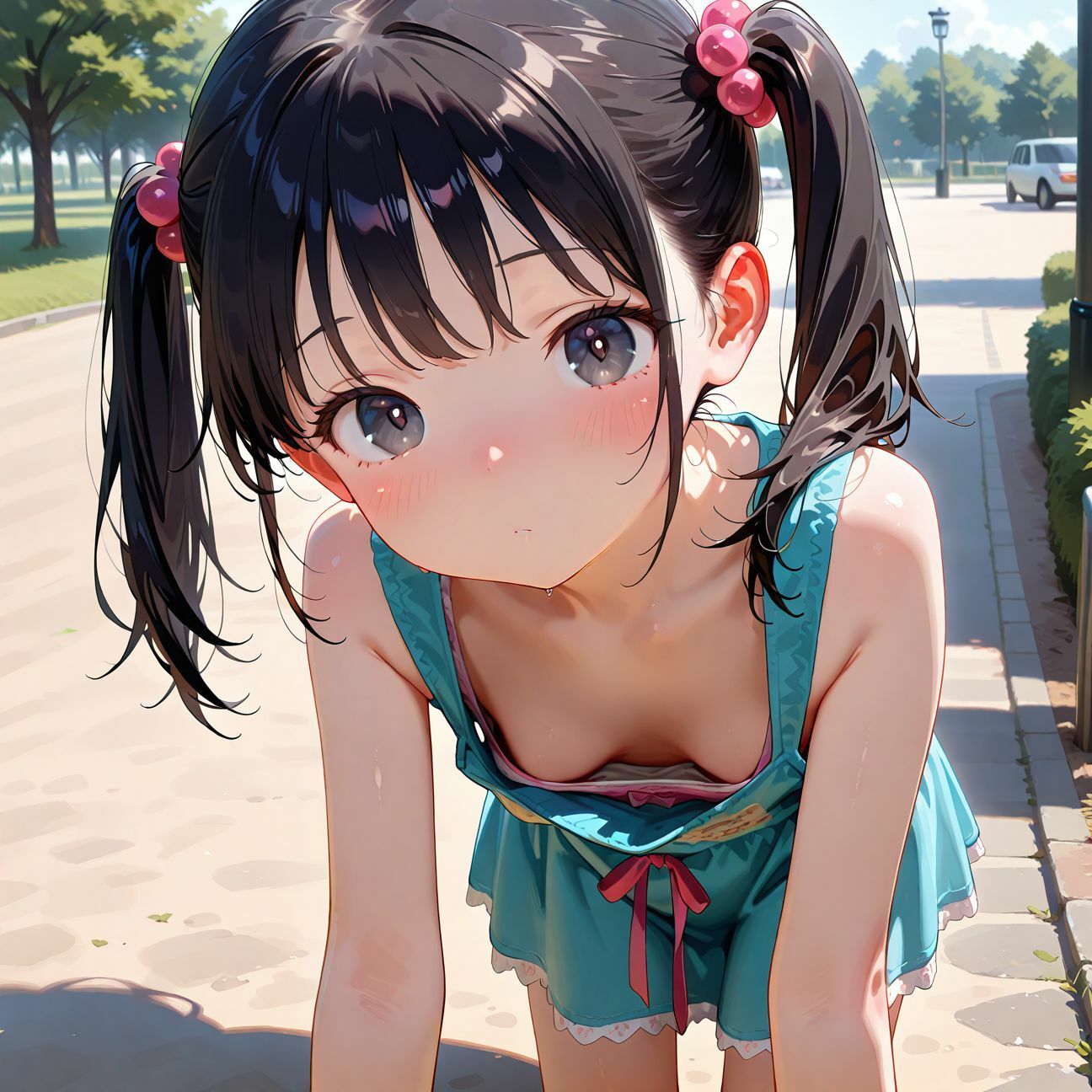 公園でスリル満点！生ハメSEXしちゃった件1