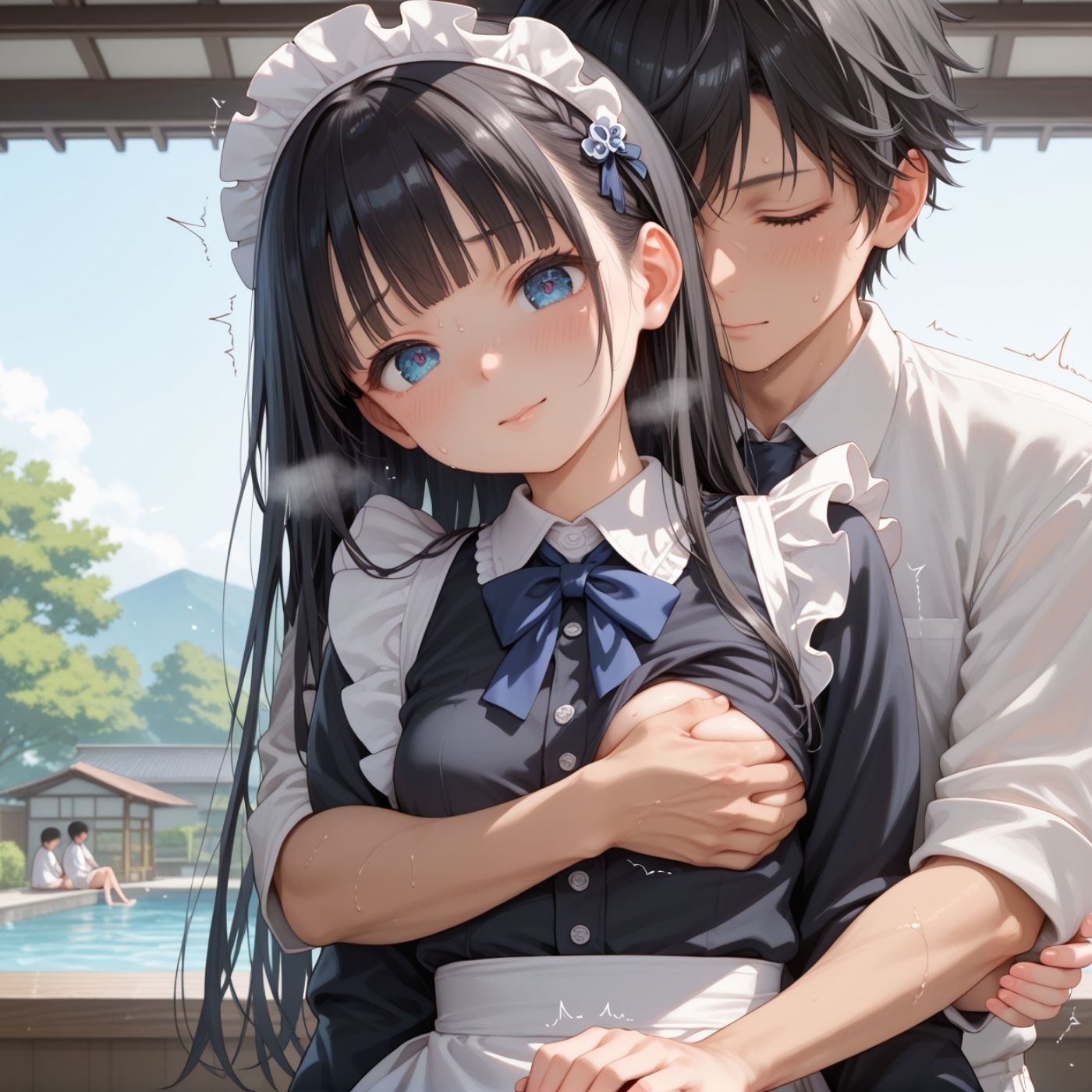 サンプル画像3:学園性活！ハメを外しまくる文化祭【メイド編4の厳選CG500枚収録】(アオとハル) [d_599956]