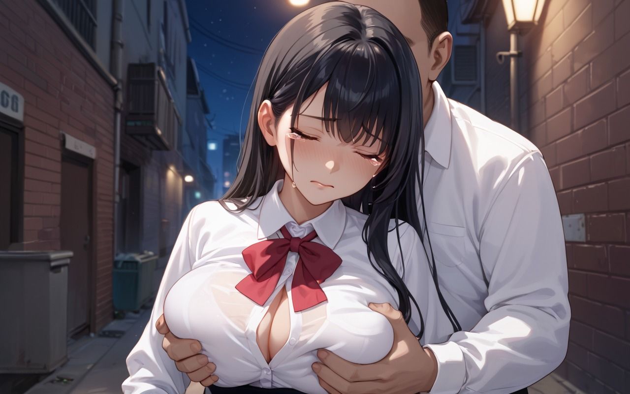 サンプル画像1:清純女子校生  路地裏レ〇プ(ガーネット) [d_599979]