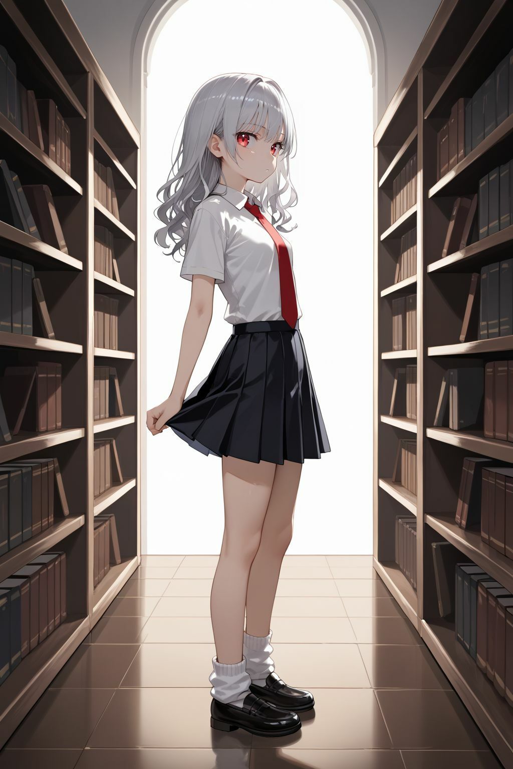 サンプル画像2:禁断の補習授業 – 無表情な読書女子が教師の罠で快楽堕ち！ -(ふんわりしすたーず) [d_600008]