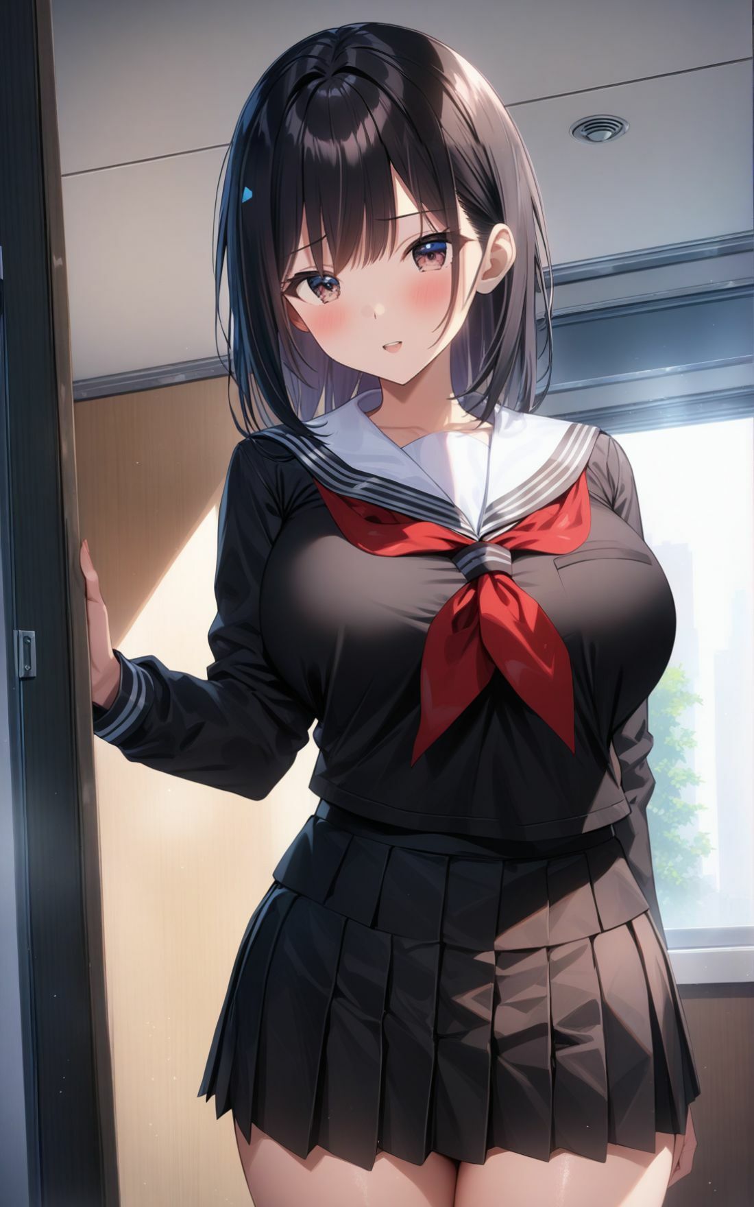 サンプル画像6:女子校生 校内で拘束  〜校則ペナルティで先生の言いなり〜(ゆり) [d_600037]