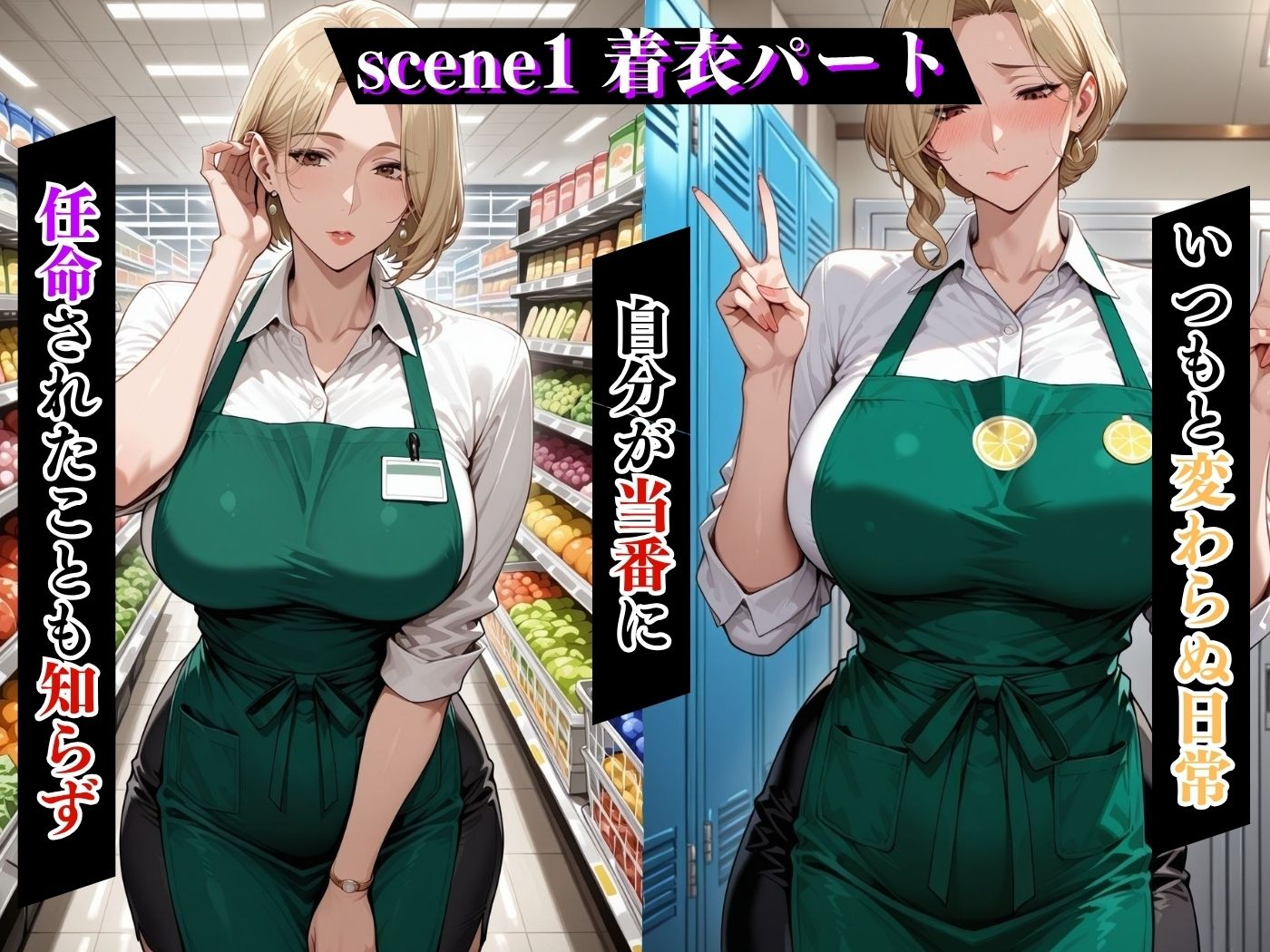 サンプル画像4:今日の性直担当は君達だ〜人妻×パート主婦編〜(トッポギ) [d_600105]