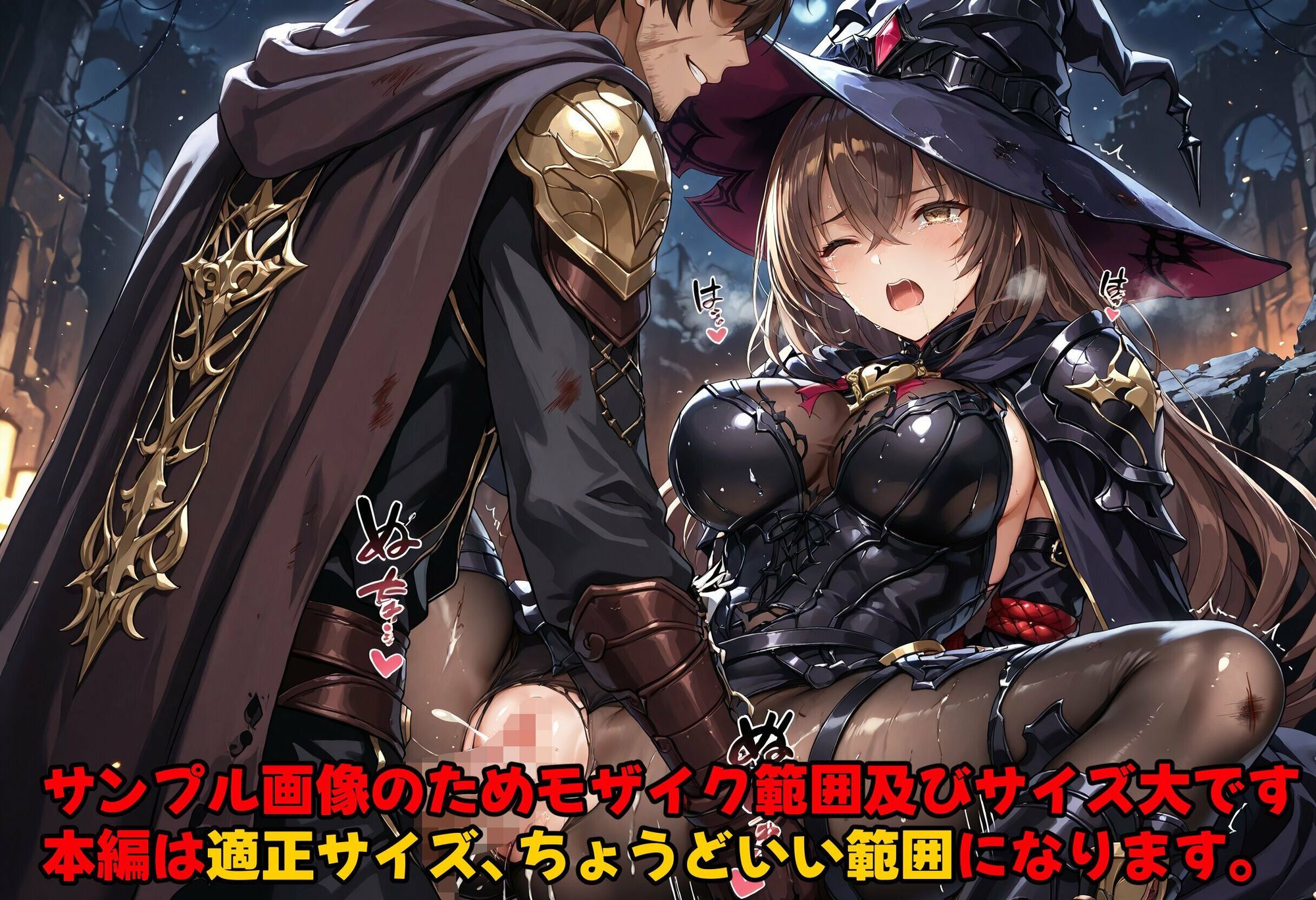 サンプル画像2:［亡国の孕み袋］ 〜帝国軍は国を挙げての強●魔〜   第13部 黒魔術師(主菜館) [d_600108]