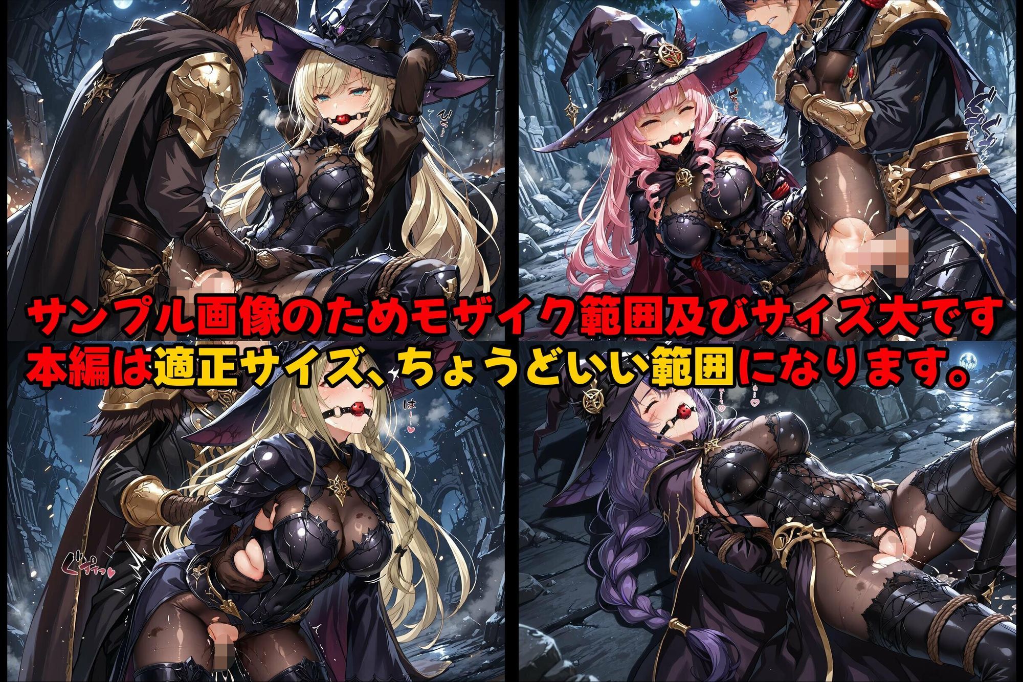 サンプル画像3:［亡国の孕み袋］ 〜帝国軍は国を挙げての強●魔〜   第13部 黒魔術師(主菜館) [d_600108]