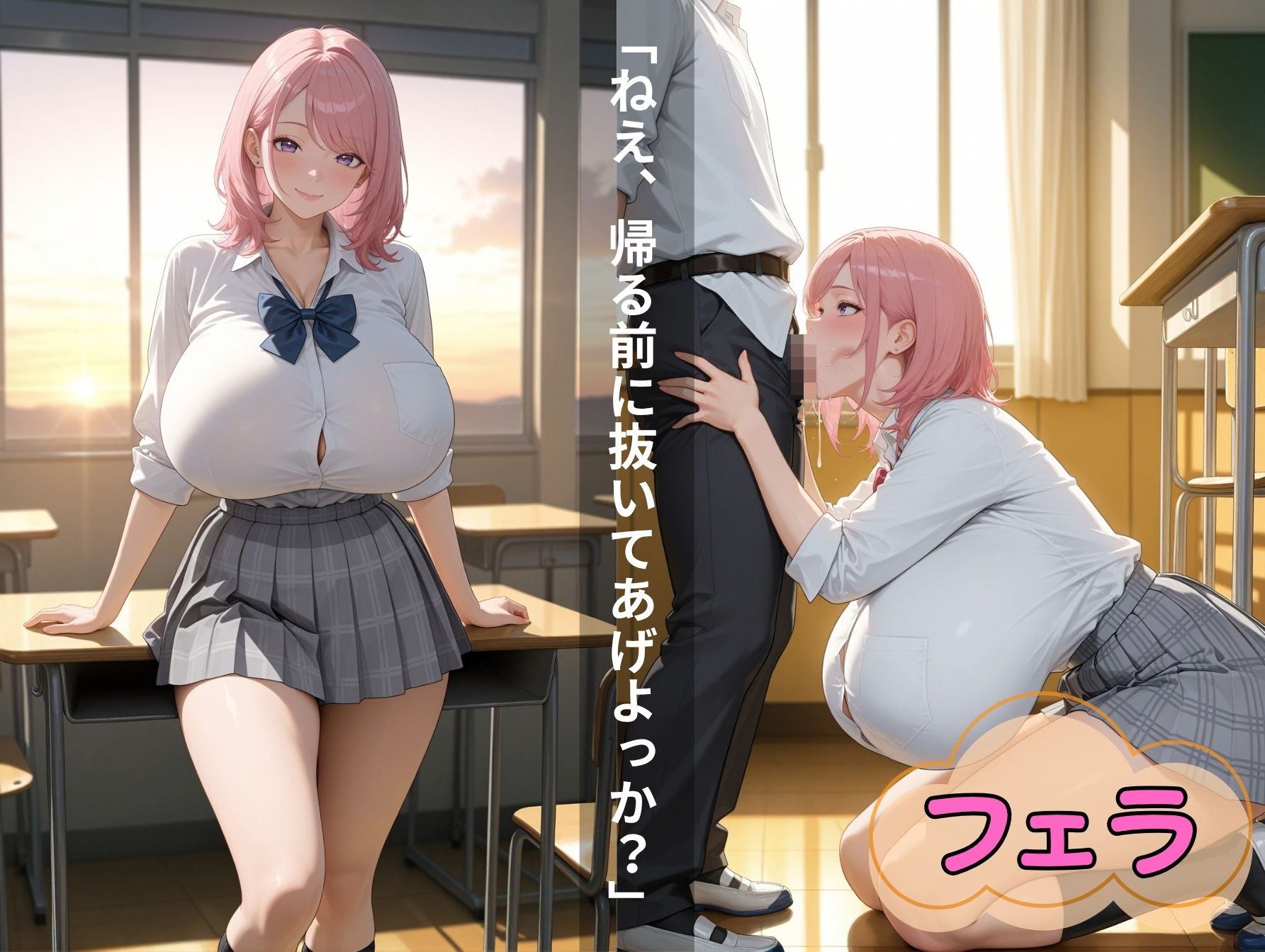 爆乳妹ギャルと子作り推進法で合法孕ませセックスし放題2 画像2