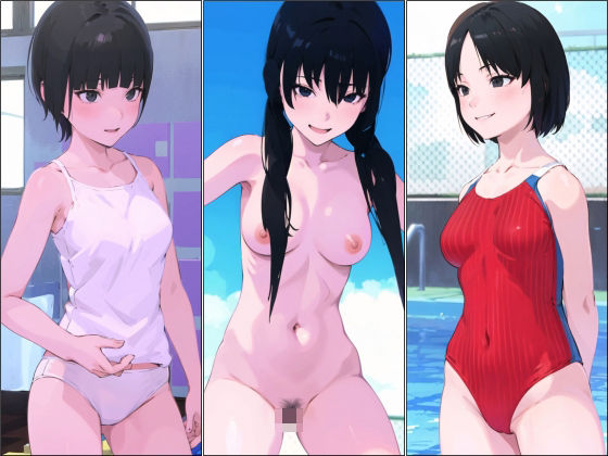 プール撮影会画像37枚＋既出画像128枚