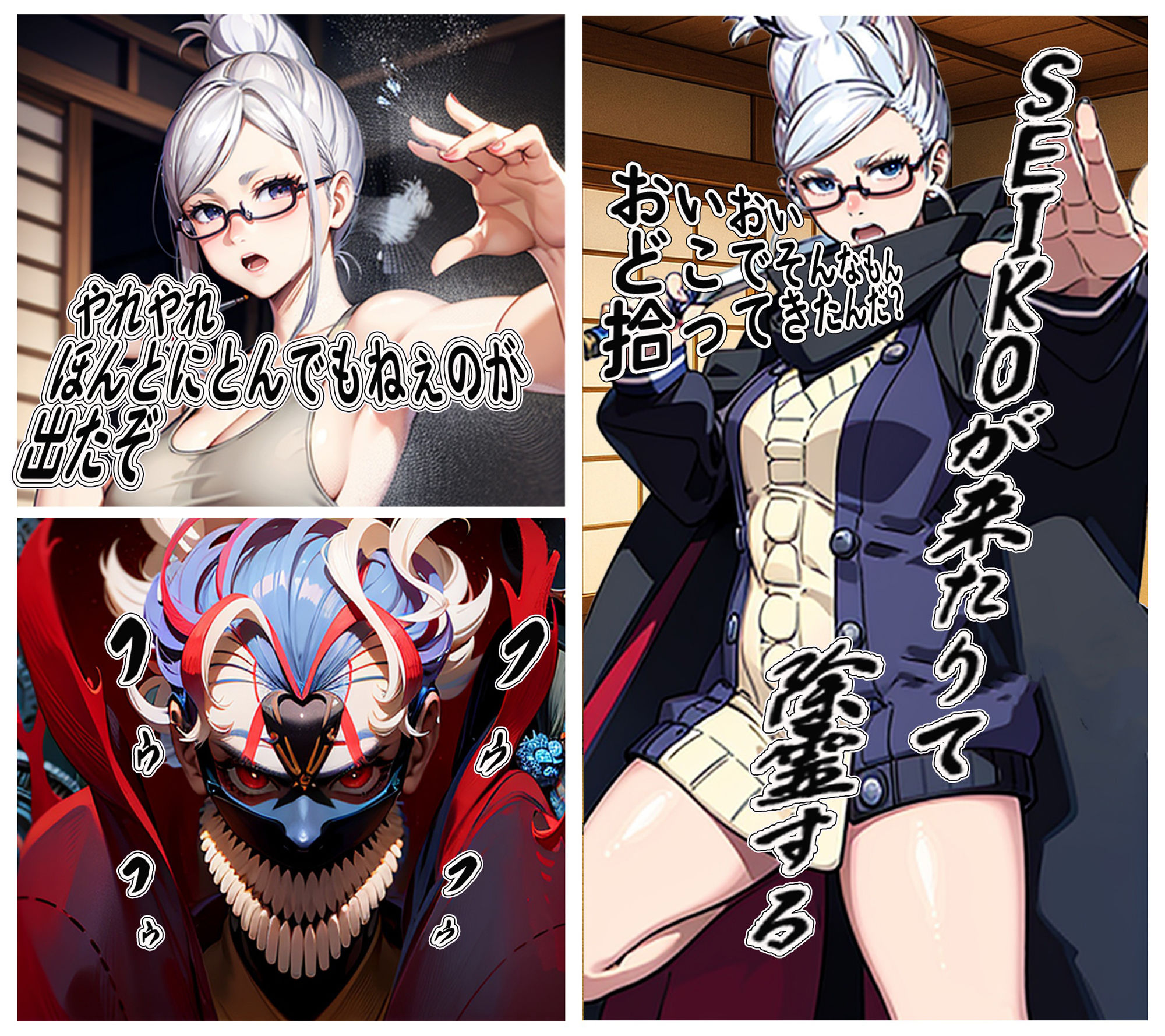 サンプル画像1:SEIKOが来たりて除霊する(ステイブルスト) [d_600122]