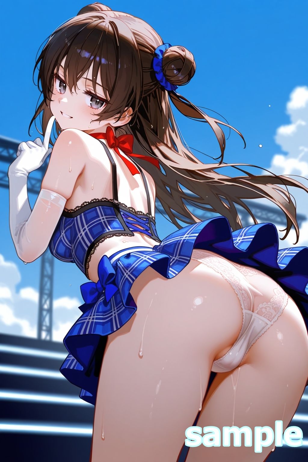 おパンツ拝見イラスト集 〜アイドル・ライブステージ編〜 画像9