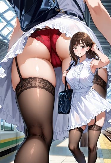 サンプル画像1:今日のパンティーチェック！その48(SUPER-PIPELINE) [d_600340]