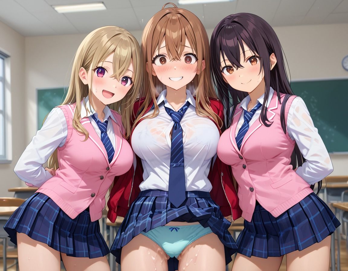 サンプル画像1:性処理係〜女子校生と乱交種付け(かれんの欲望) [d_600464]