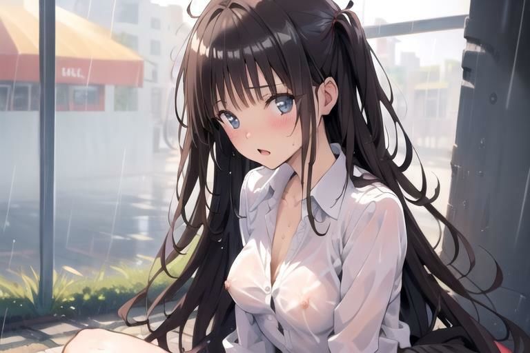 【明日も雨が降りますように・・】 きっかけは雨だった 透けたシャツ・・うるんだ瞳 僕らに言葉はもう必要なかった  ＃16_2
