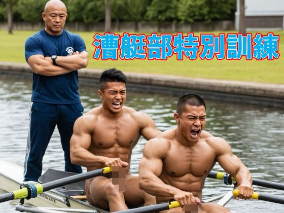 漕艇部特別訓練【剛毛ブラシ】