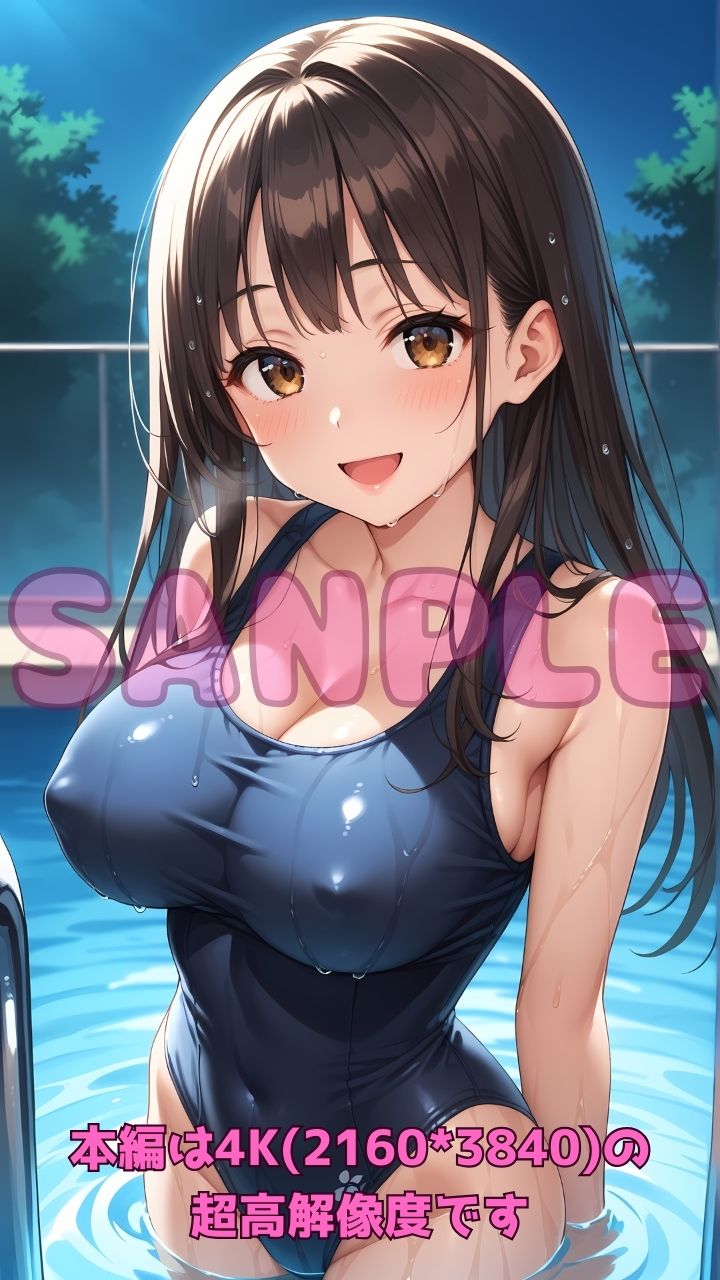 サンプル画像2:深夜のスク水部〜プールで禁断レッスン2〜(Cherry Palette) [d_600508]