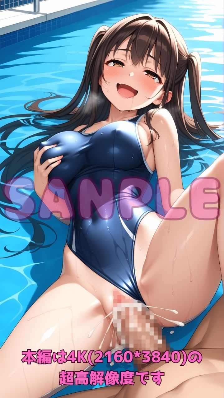 深夜のスク水部〜プールで禁断レッスン2〜 画像8