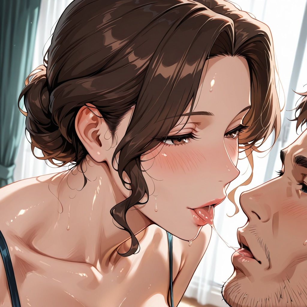 爆乳人妻、保護者とぐちょぐちょ中出し 画像2